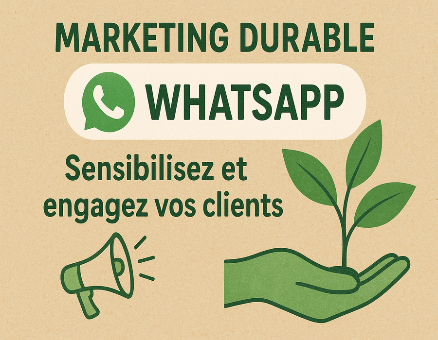 Marketing durable et WhatsApp : sensibiliser et engager vos clients